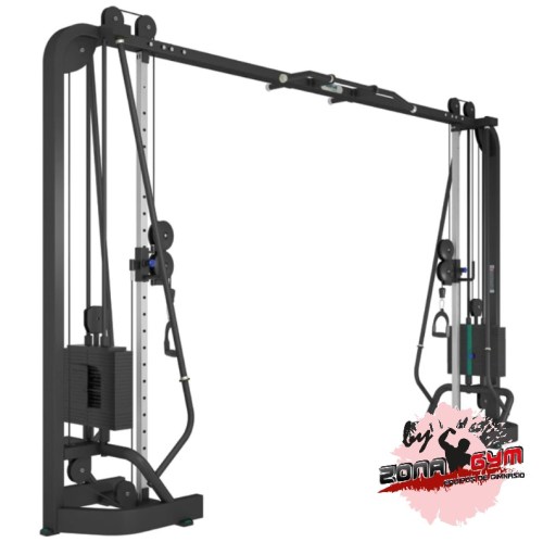 Polea doble con placas